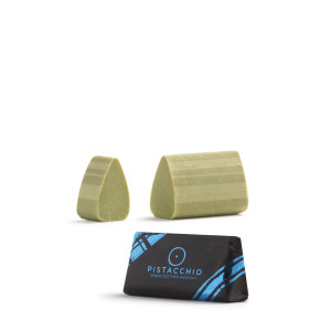 Pralină de ciocolată albă cu fistic, fără zahăr adăugat - 100 g